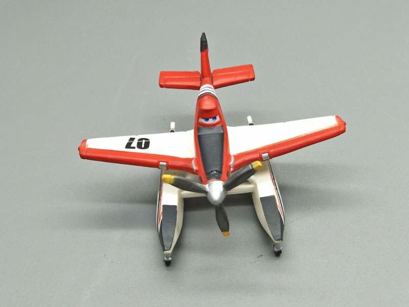 飛機總動員 橙色小飛機模型卡通玩具